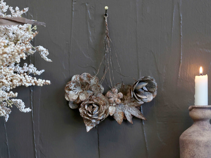 Decorative Hanging Metal Flowers