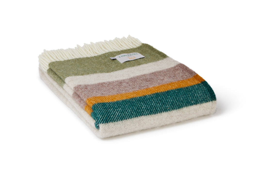 Tweedmill Alaska Earthy Wool Blanket for sale at Source for the Goose 
