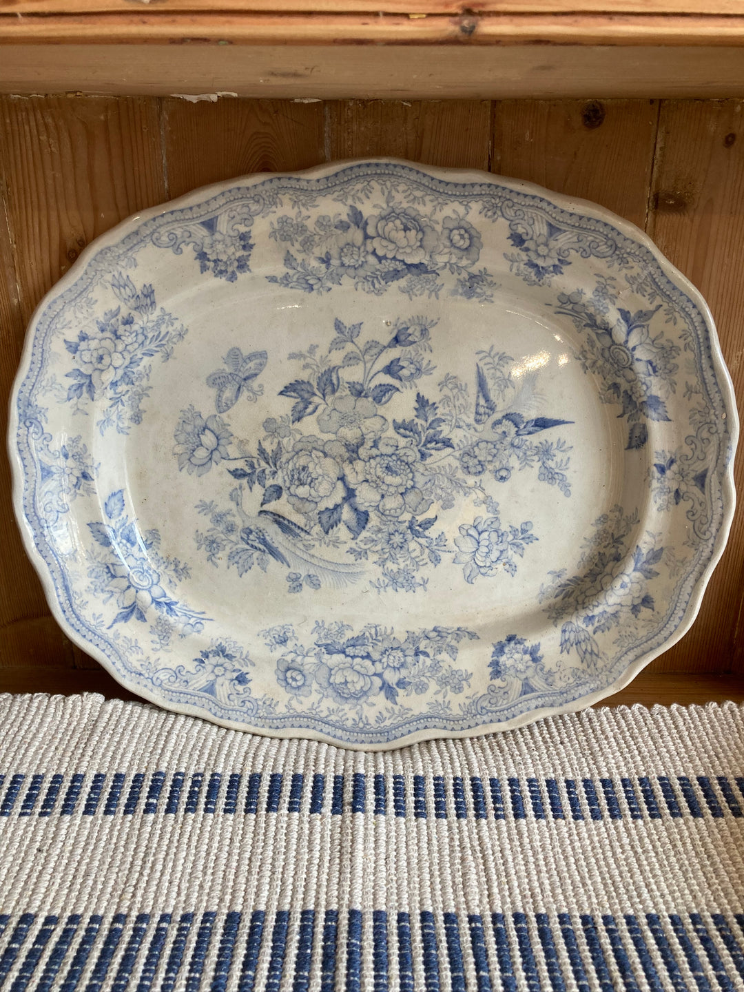 Vintage Asiatic Pheasant Serving Plate for sale at Source for the Goose, Devon