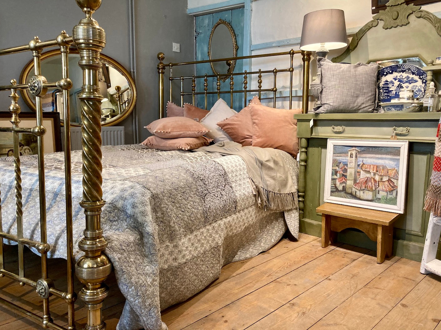 Vintage furniture and home accessories at Source for the Goose, South Molton, Devon, UK