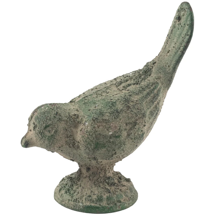 antique green Rustic Cast Iron Bird