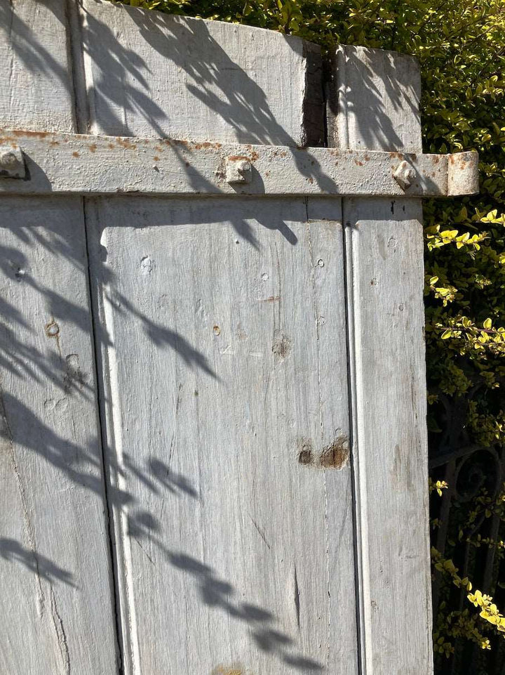 primitive antique vintage french shutters for sale at Source for the Goose, Devon, UK