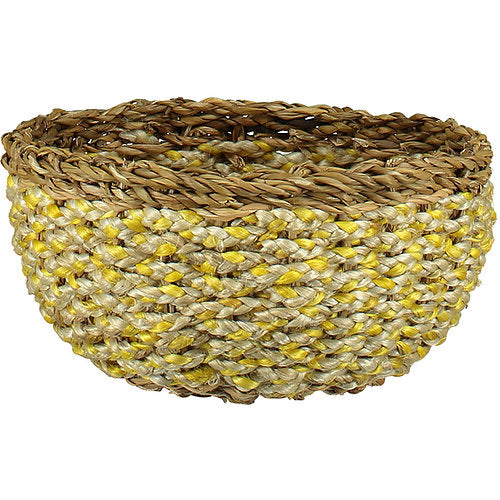 Daffodil Yellow Organic Jute Casserole Basket