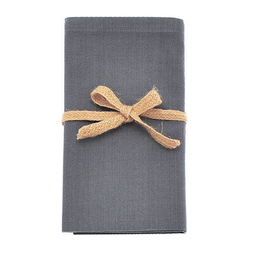 Waltons of Yorkshire Set of Four Storm Grey Napkins