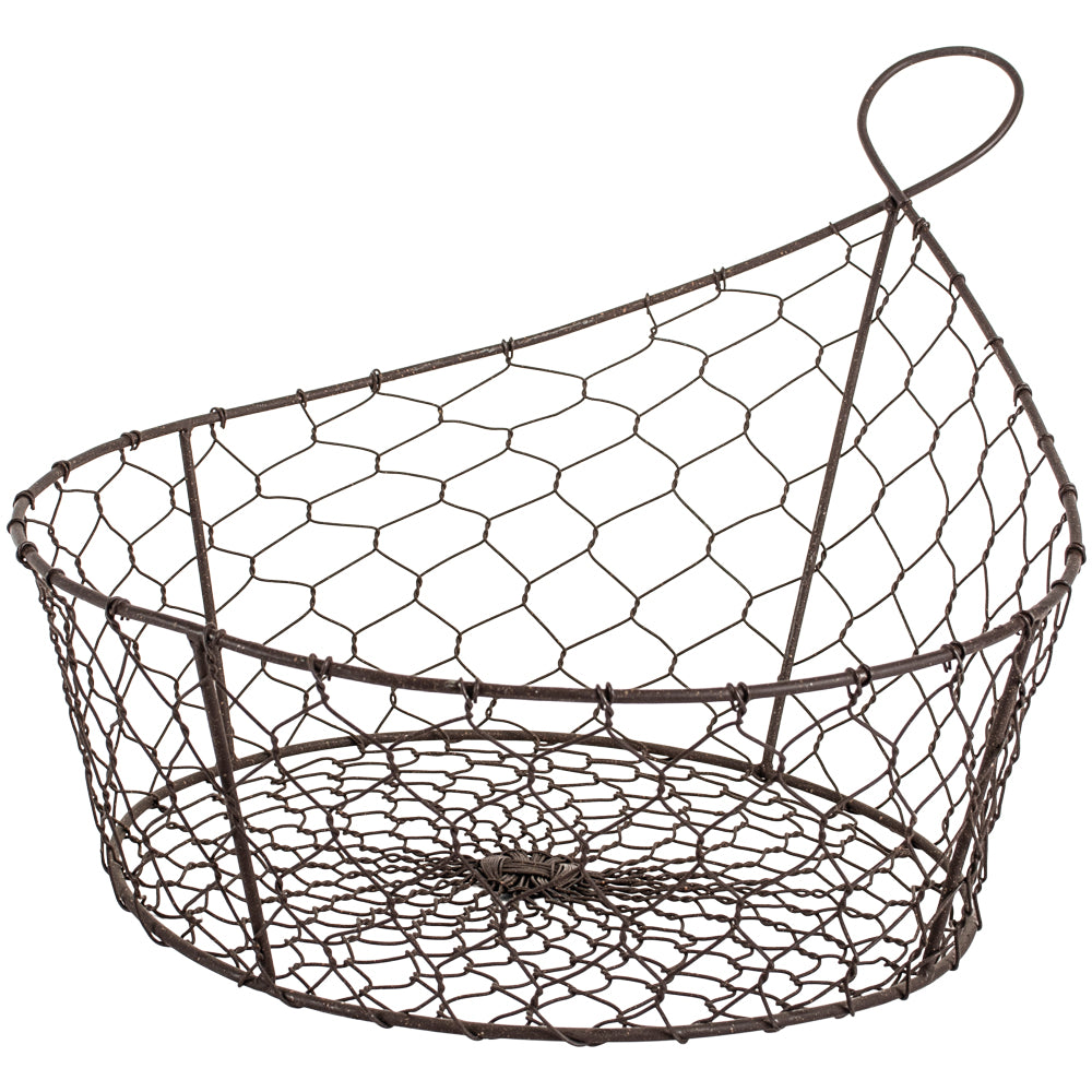 tear shaped metal wall basket by Grand Illusions at Source for the Goose 