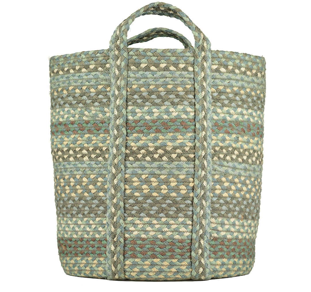 Seaspray Jute Laundry Basket for sale at Source for the Goose, Devon