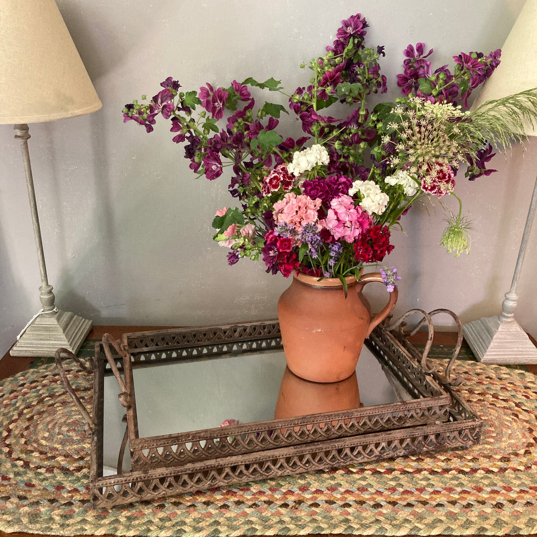 Vintage Style Mirrored Tray at Source for the Goose 