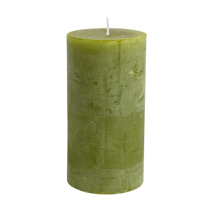 Fern Green Pillar Candle for sale at Source for the Goose 