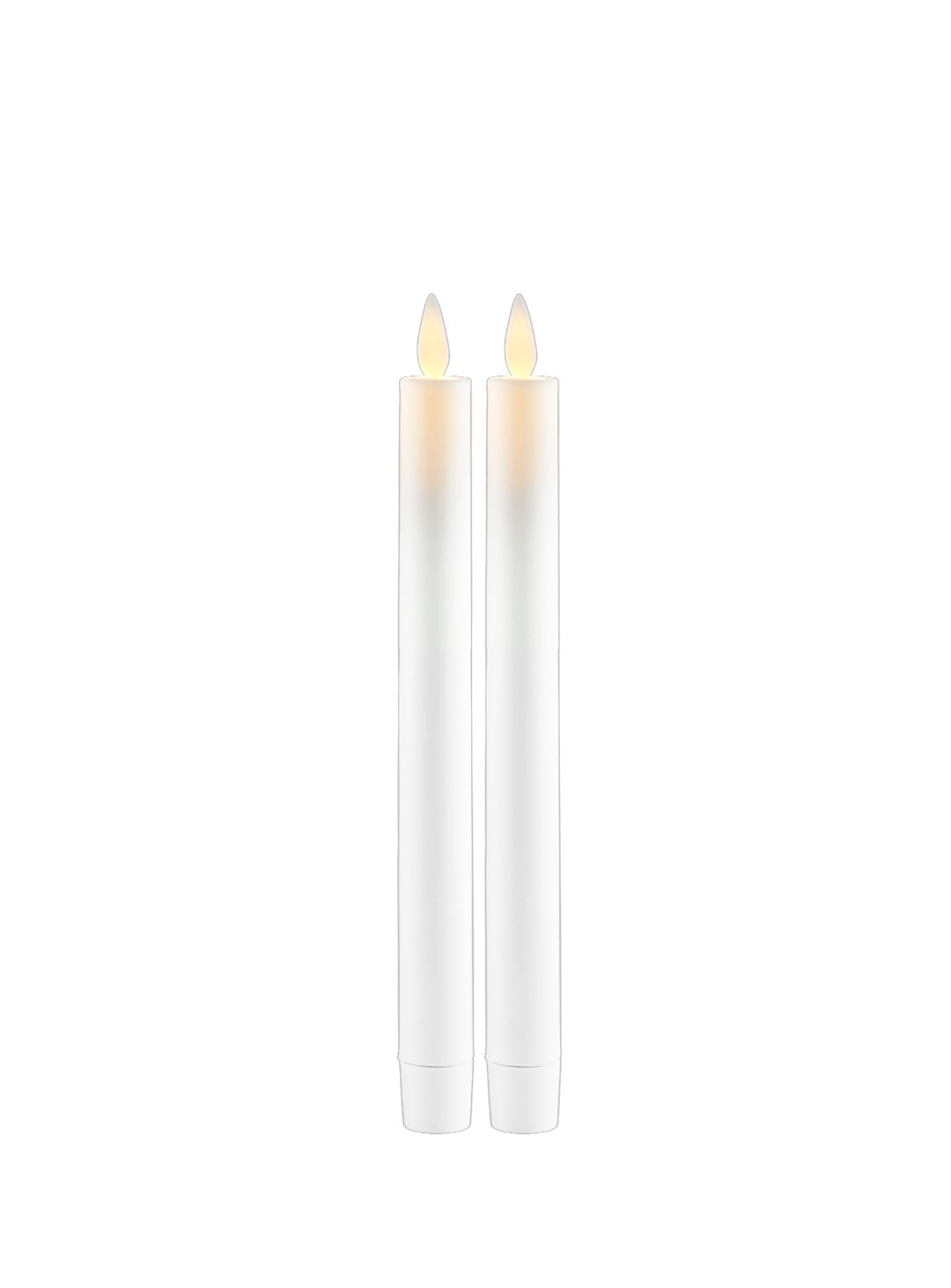 Set of Two White LED Dinner Candles for sale at Source for the Goose 