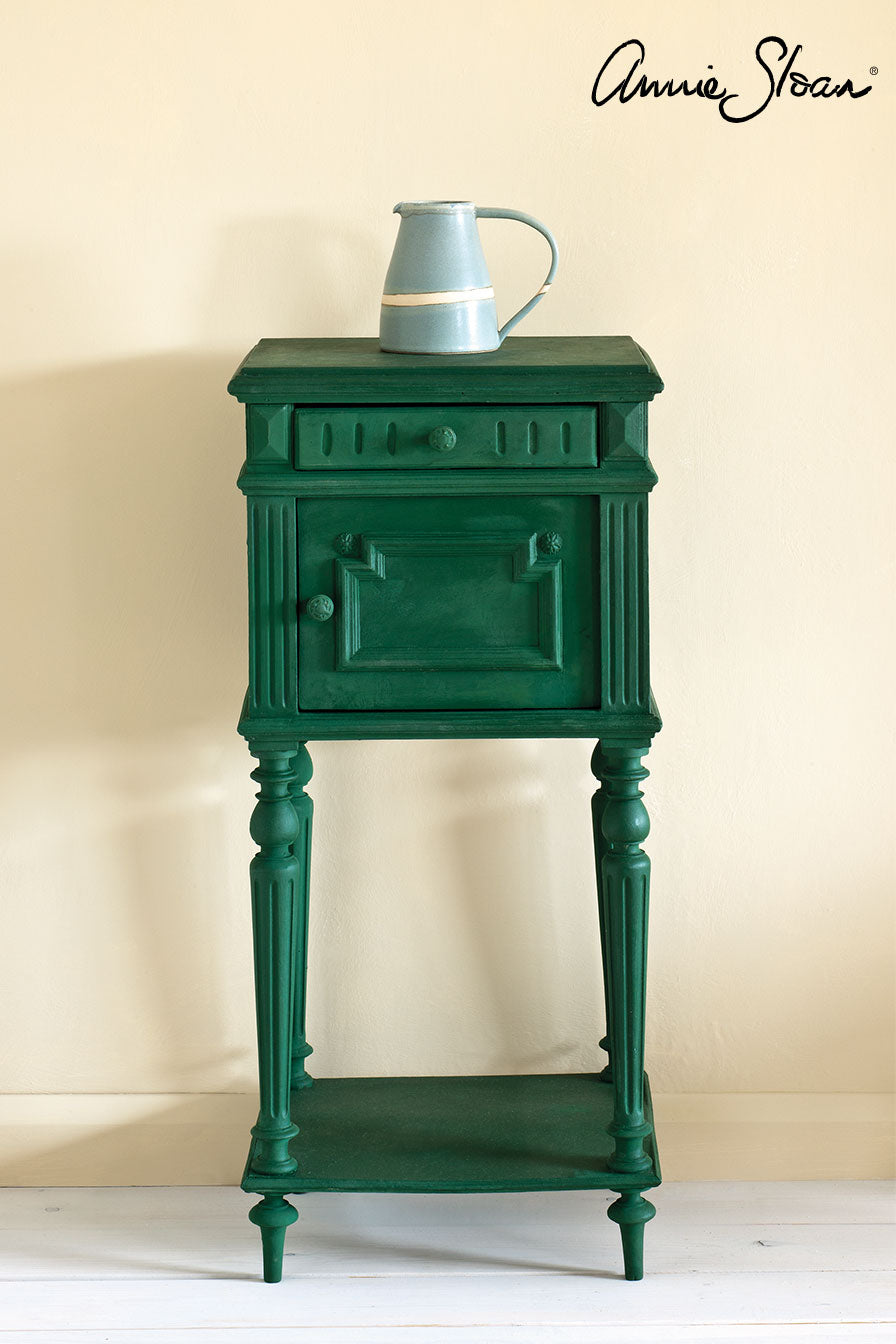 120ml Amsterdam Green Chalk Paint by Annie Sloan for sale at Source for the Goose, Devon