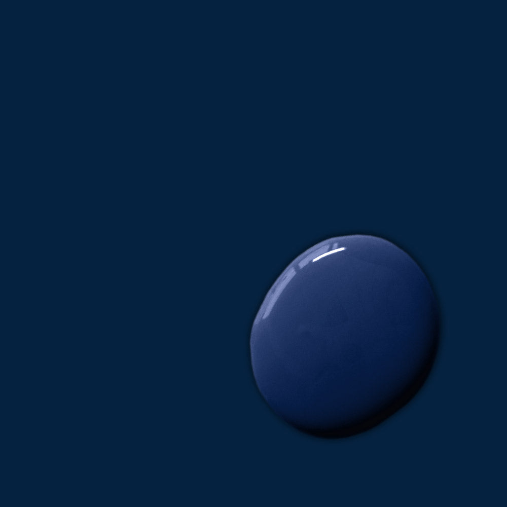 Annie Sloan Oxford Navy Satin Paint blob sample