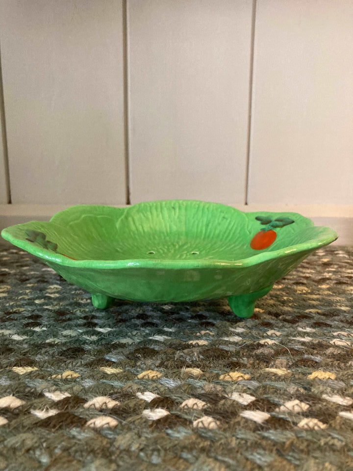 Beswickware Lettuce Leaf Strainer Dish on feet