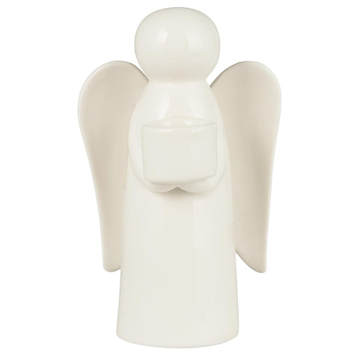 White Angel Candle Holder for sale at Source for the Goose 