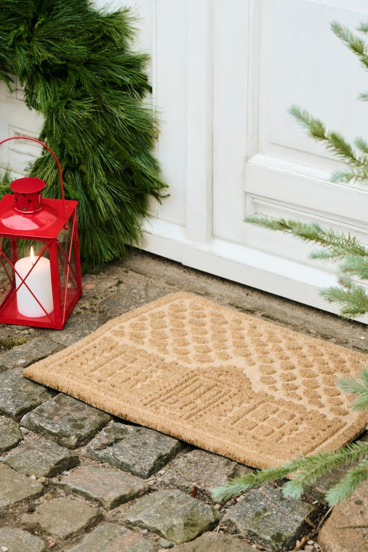Cosy Cottage Design Jute Doormat by Source for the Goose, Devon, enhancing home entrance with charm and durability.