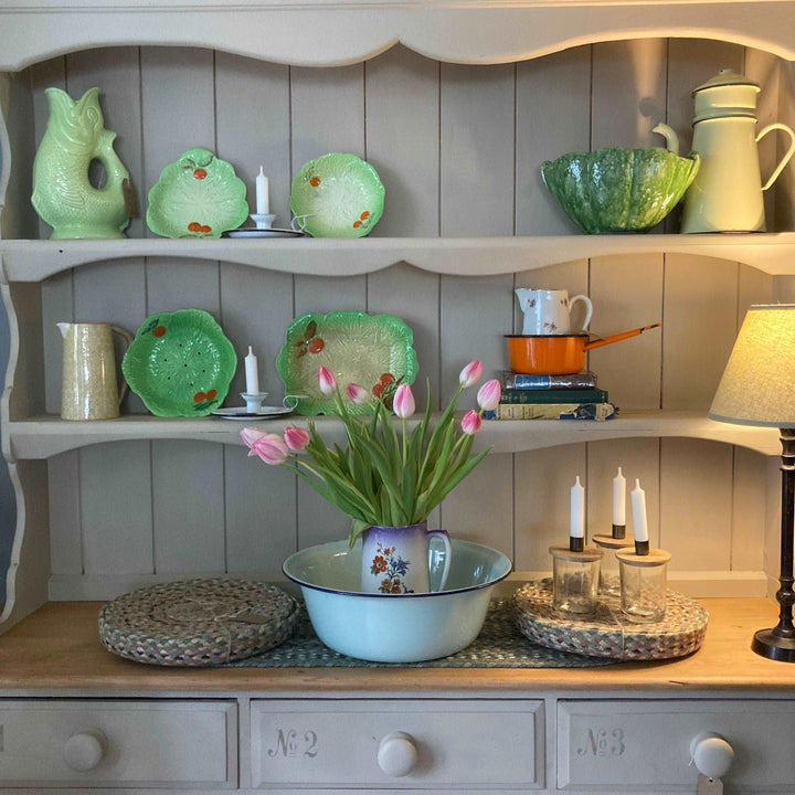 display of vintagenalia including Beswick and Carltonware at Source for the Goose, Devon