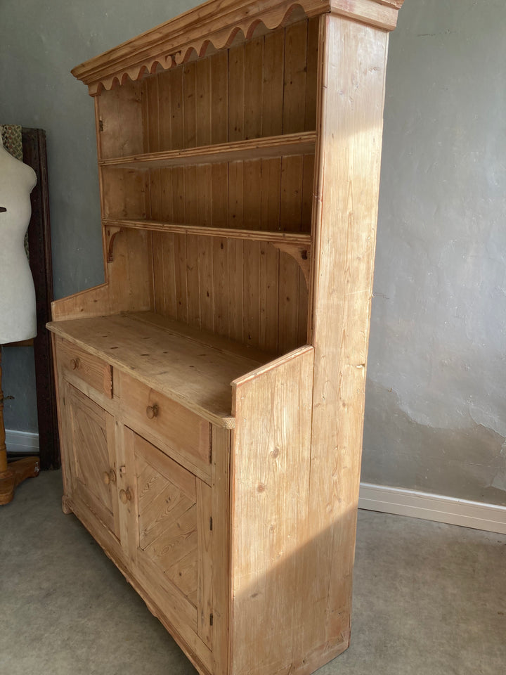 small European Pine Dresser side view