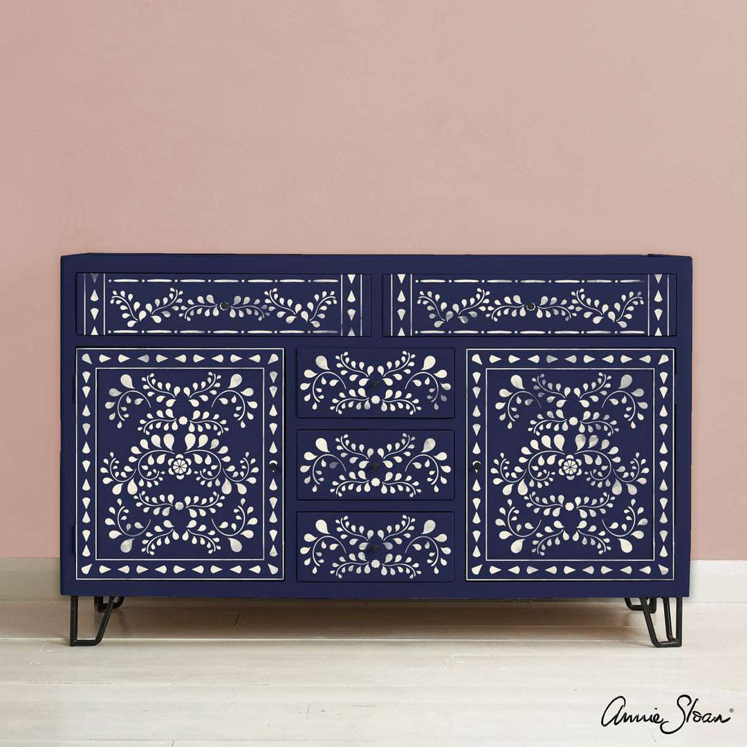 Faux Bone Inlay design by Annie Sloan