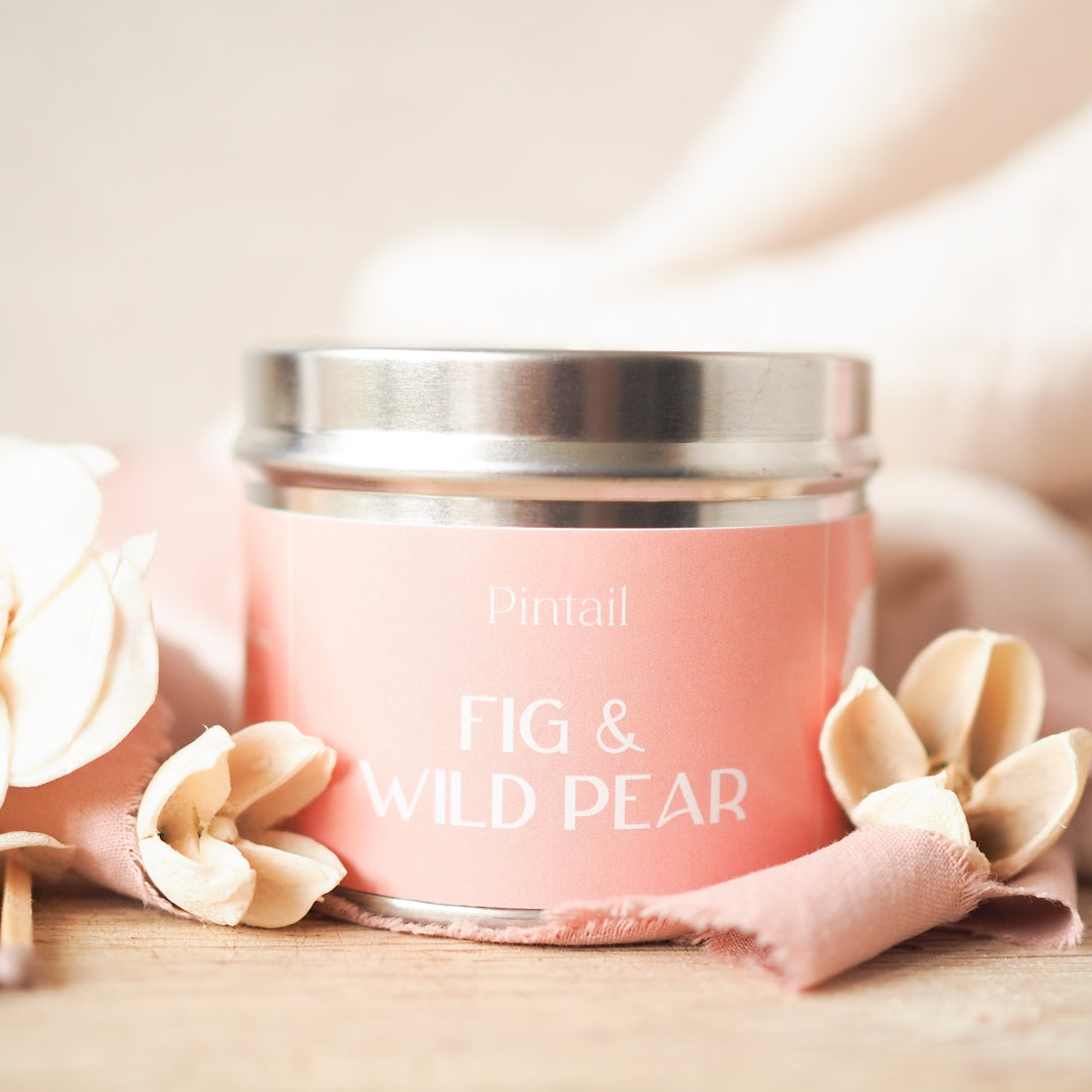Fig and Wild Pear Single Wick Pintail Candle