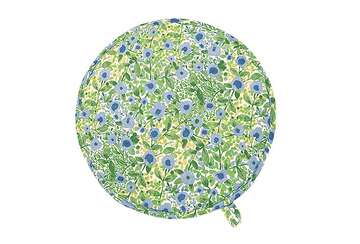 Fleur Blue and Green Floral Hob Cover for sale at Source for the Goose, Devon