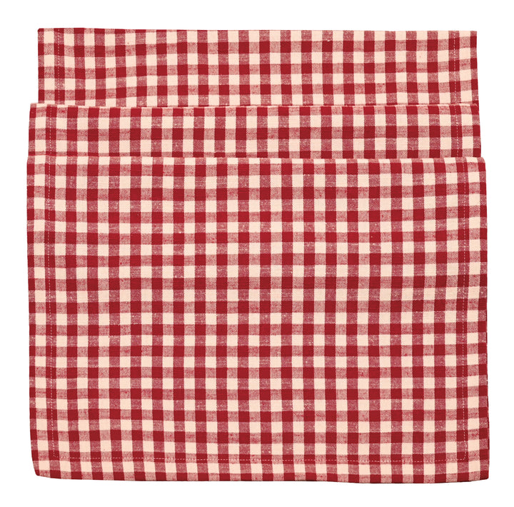 Red Gingham Table Runner for sale at Source for the Goose 