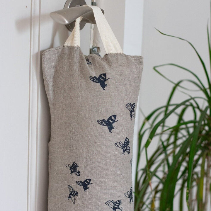 Bee Design Linen Draught Excluder for sale at Source for the Goose 