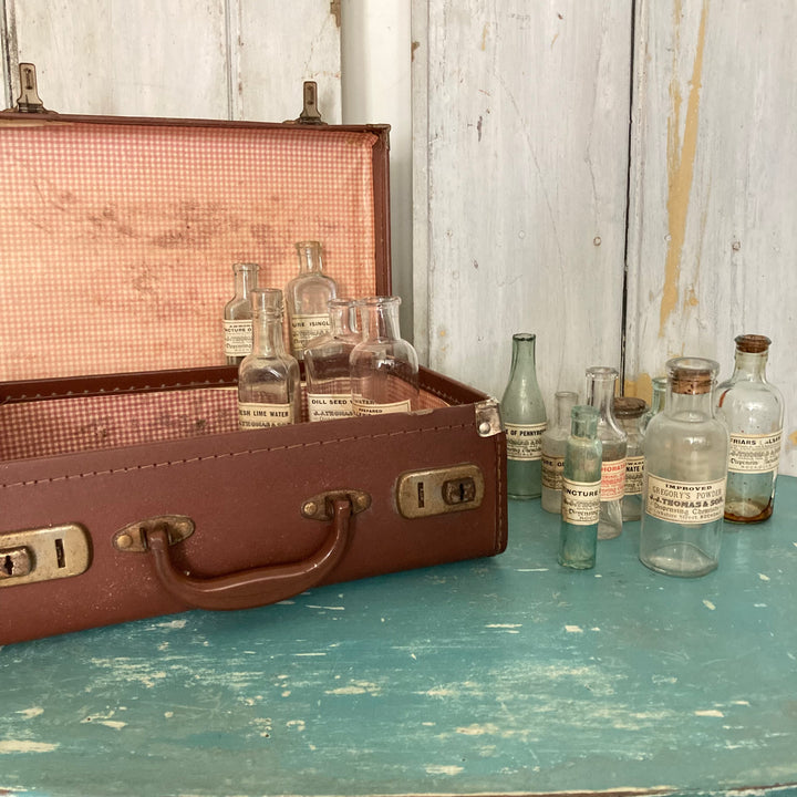 selection of dispensing chemist bottles