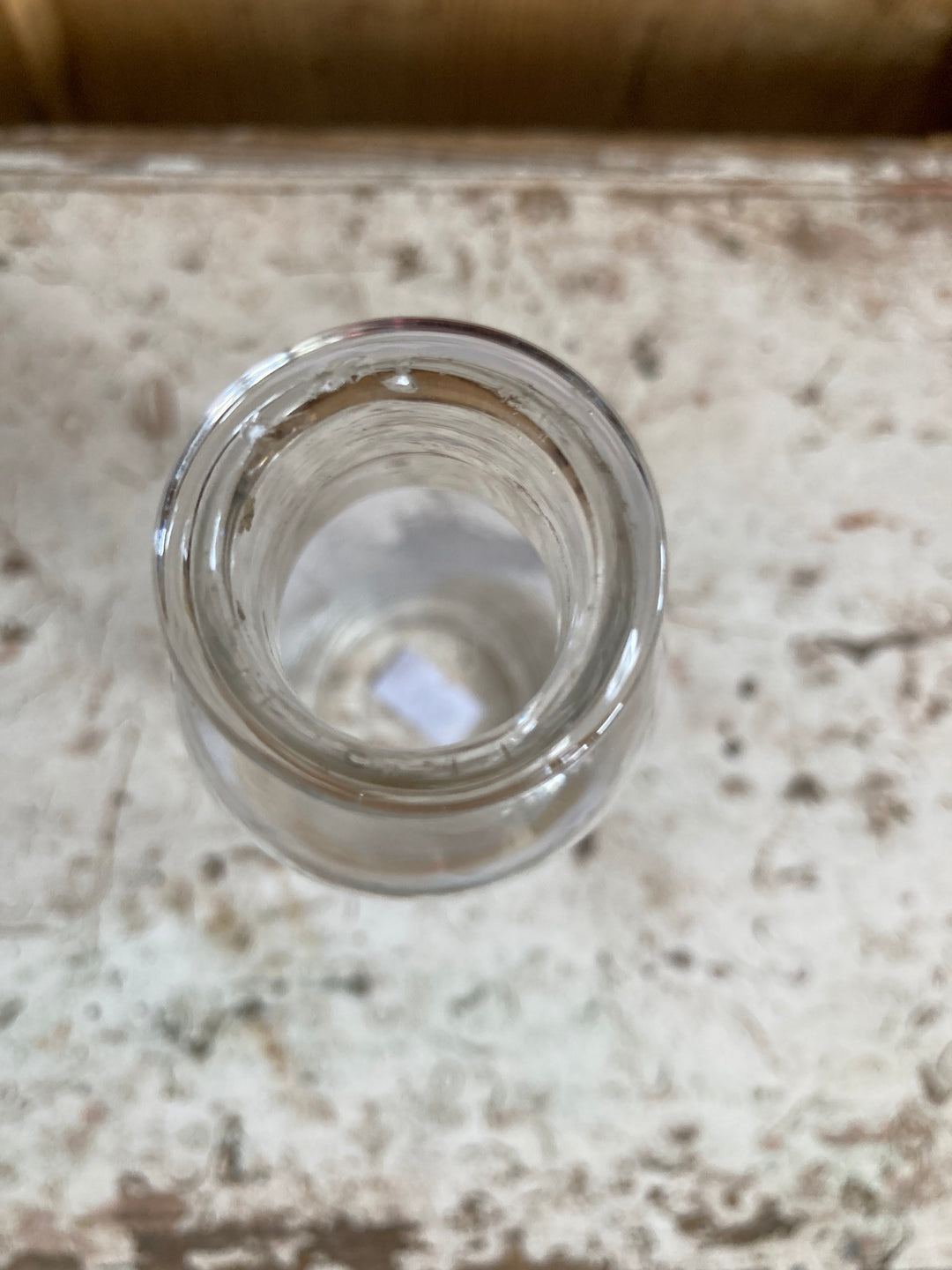 Vintage Apothecary Bottle  - top of Prepared Fullers Earth