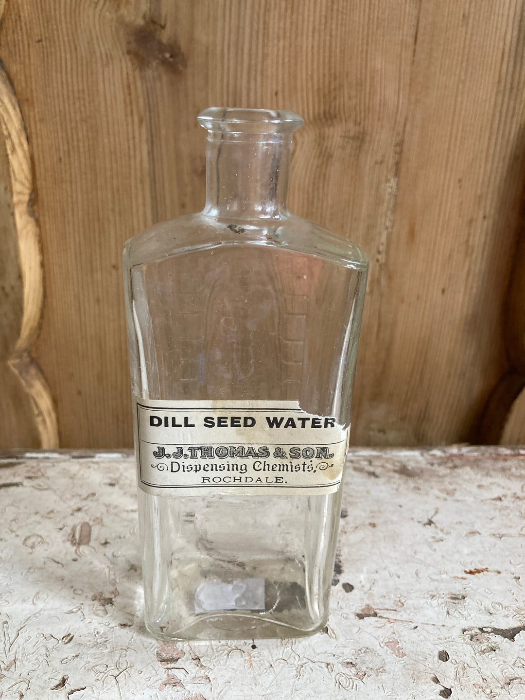Dill Seed Water Chemist Bottle