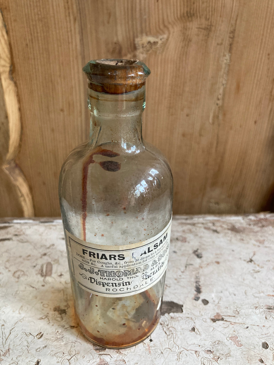 Friars Balsam Apothecary Bottle