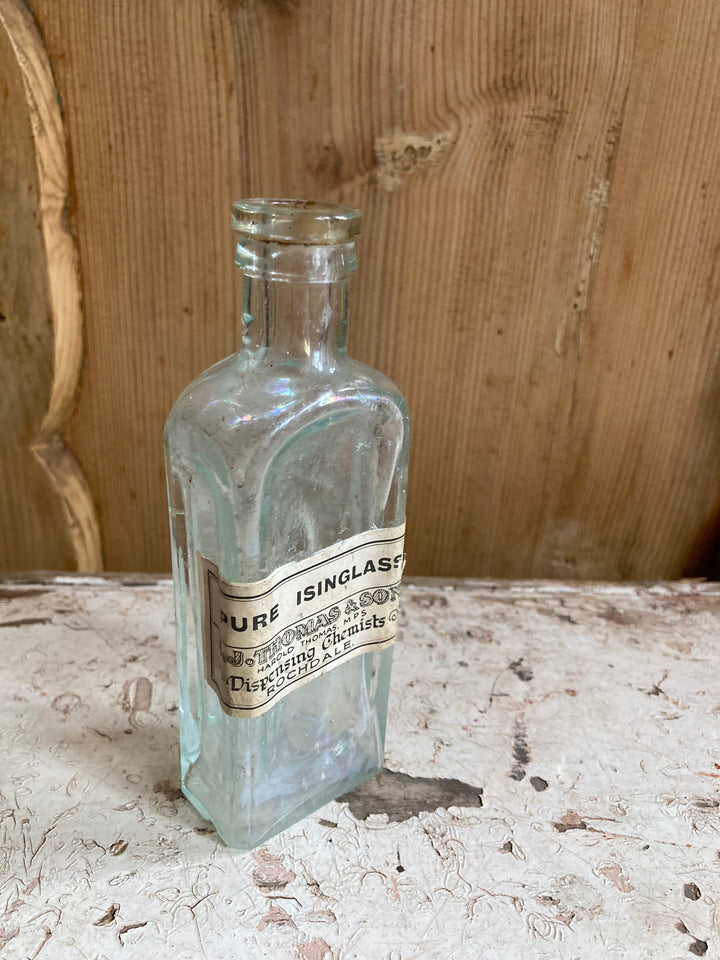 Pure Isinglass Apothecary Bottle