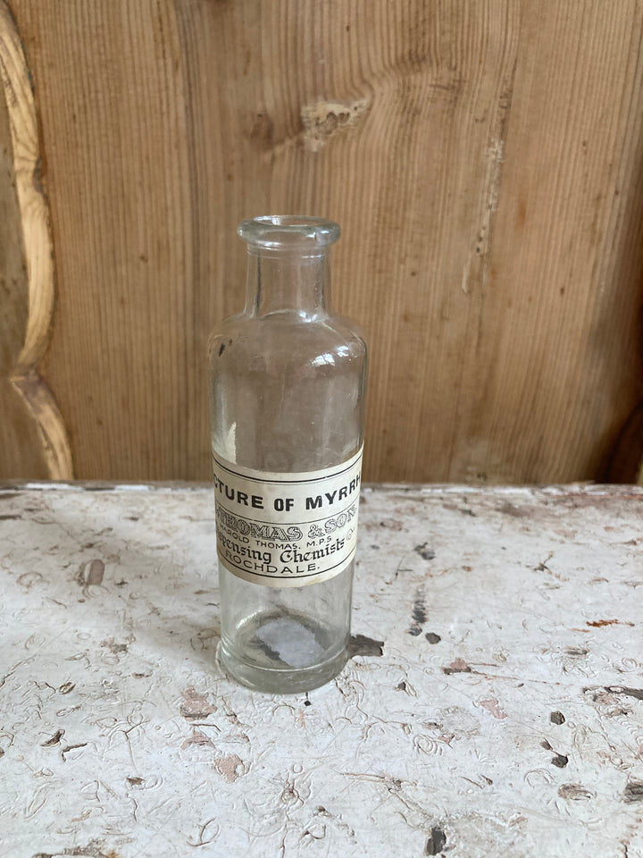 Vintage Chemist Tincture of Myrrh