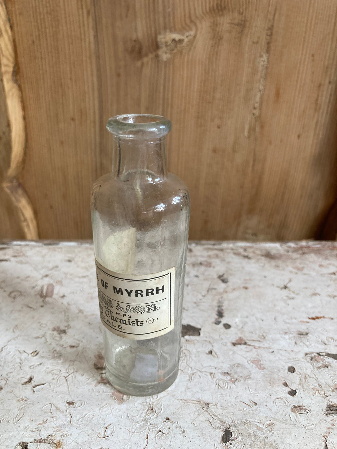 Vintage Chemist Tincture of Myrrh