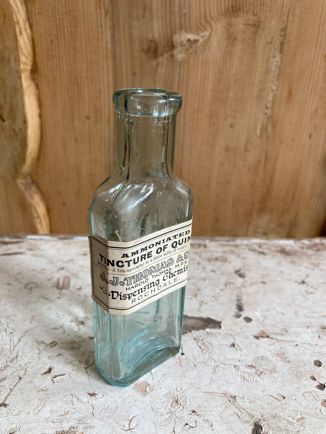 Tincture of Quinine vintage bottle
