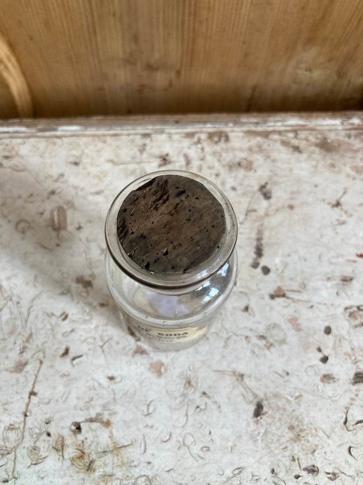Bicarbonate of Soda Vintage chemist bottle