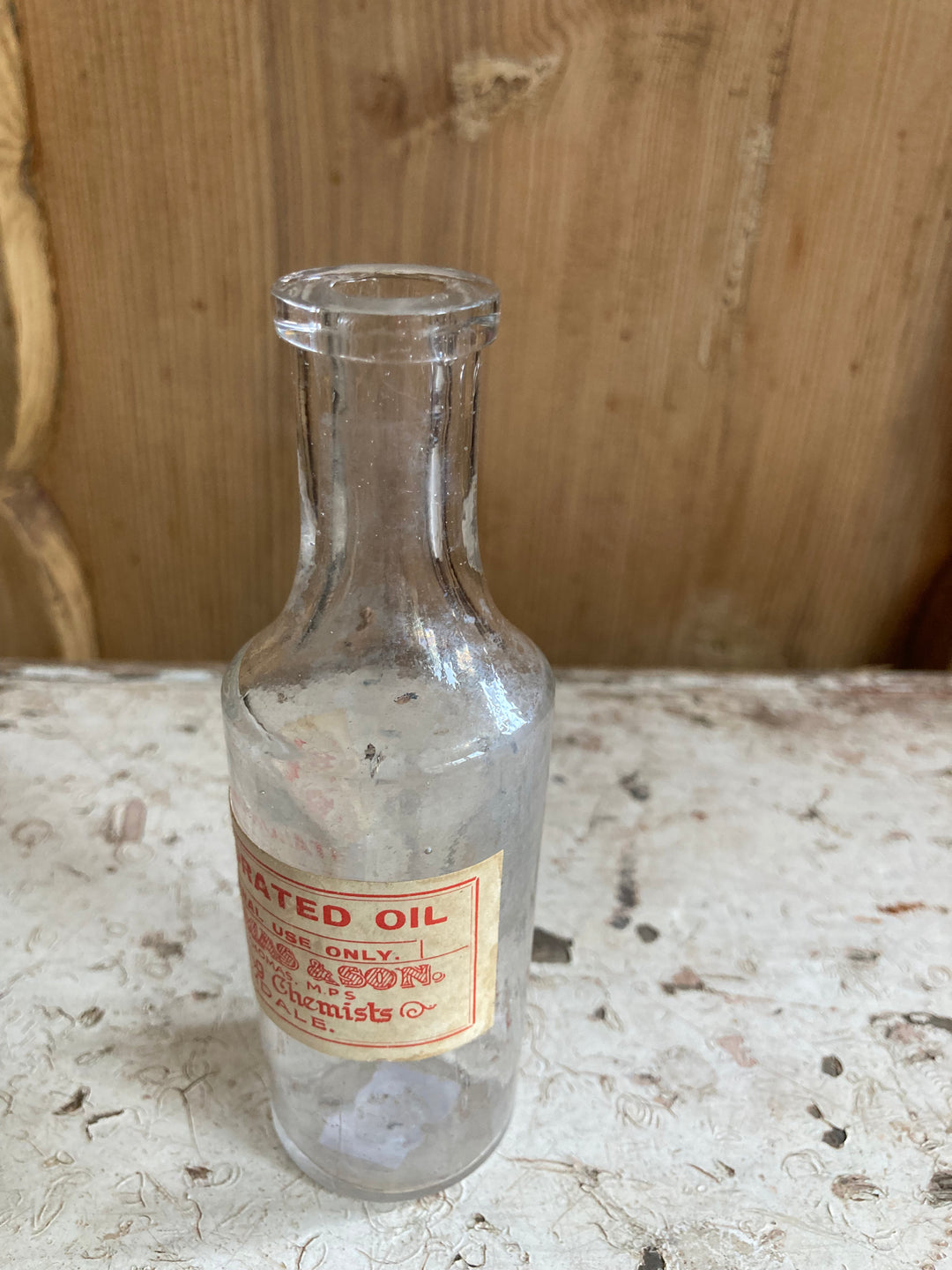 Camphorated Oil Apothecary bottle