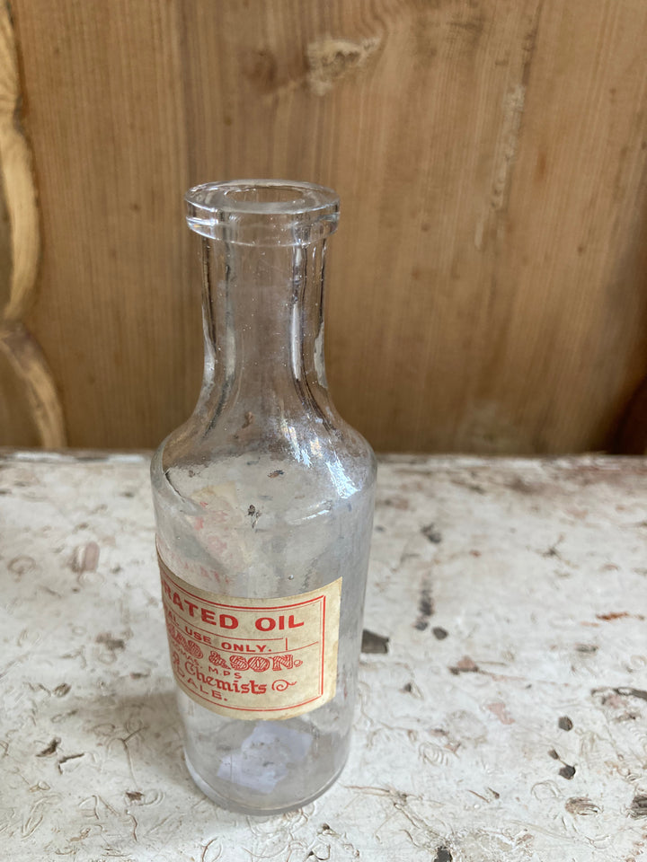 Camphorated Oil Apothecary bottle