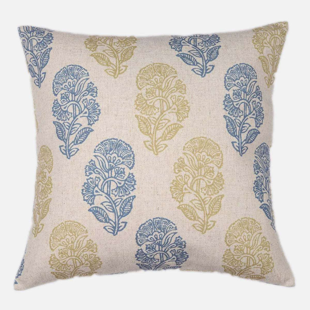 Blue and Lime Jodpur Cushion for sale at Source for the Goose, Devon