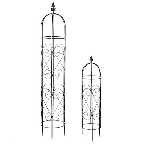 French Style Metal Garden Obelisk