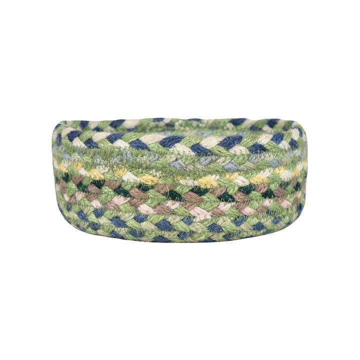 Mint Green Jute Mini Basket from Source for the Goose Devon, featuring rustic braided texture.
