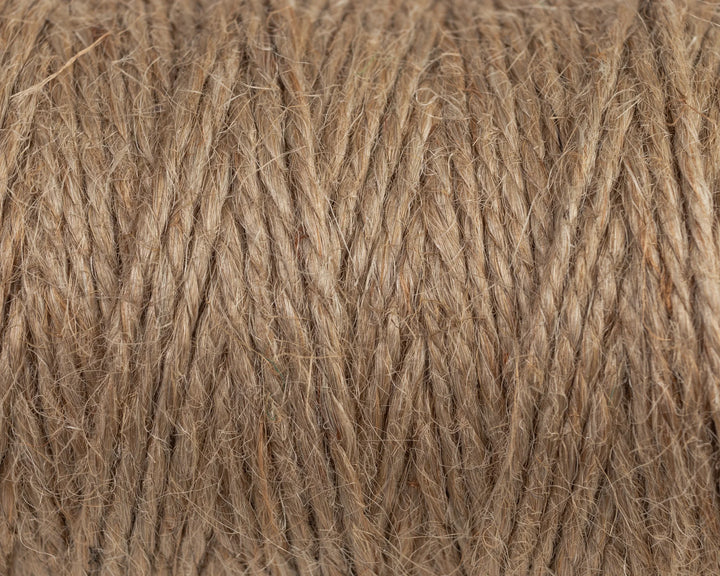Nutscene Jute Twine on Hanging Recycled Lancashire Mill Bobbin, showcasing natural fibers for crafts and decor.