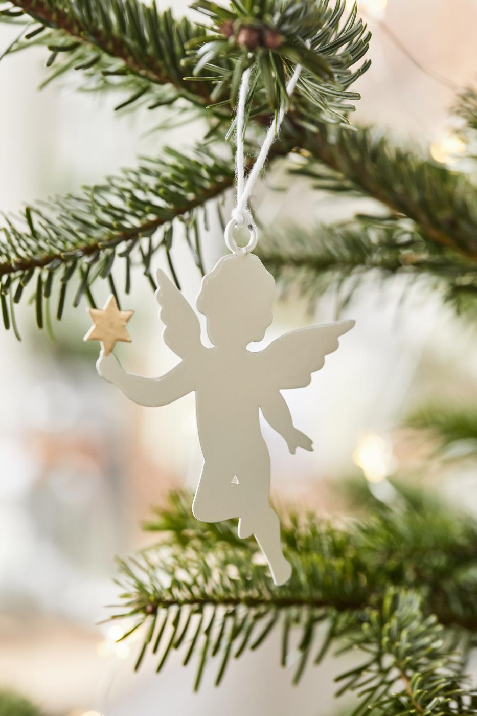 Nostalgic Handmade Christmas Angel with Star for sale at Source