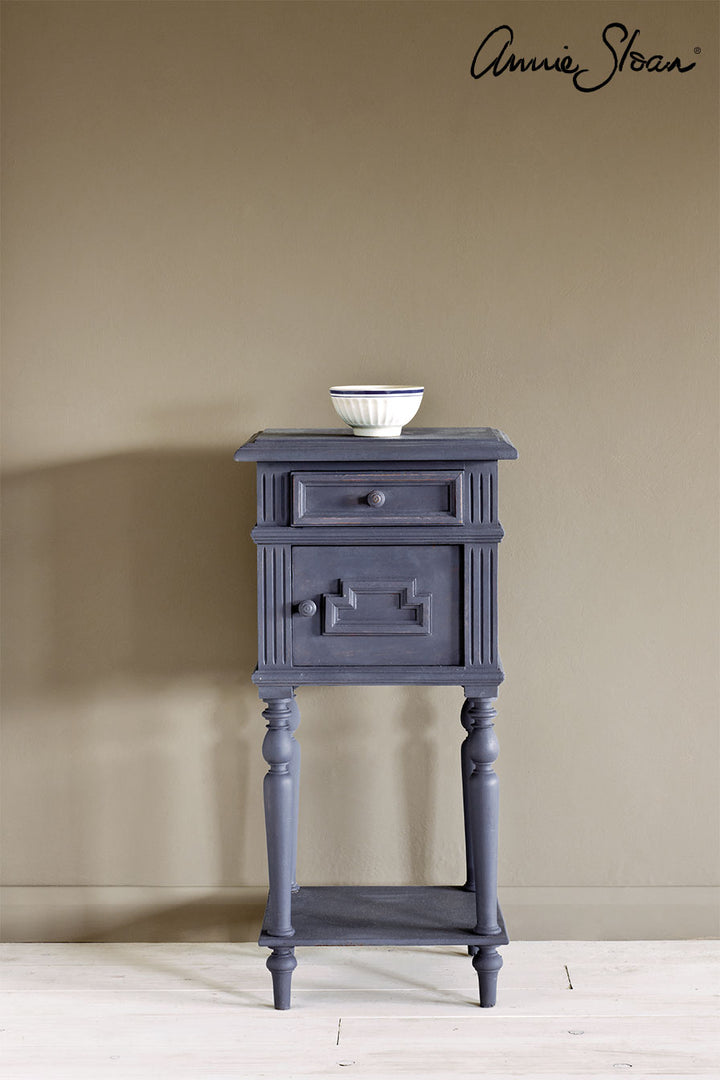 side table painted in Old Violet Chalk Paint