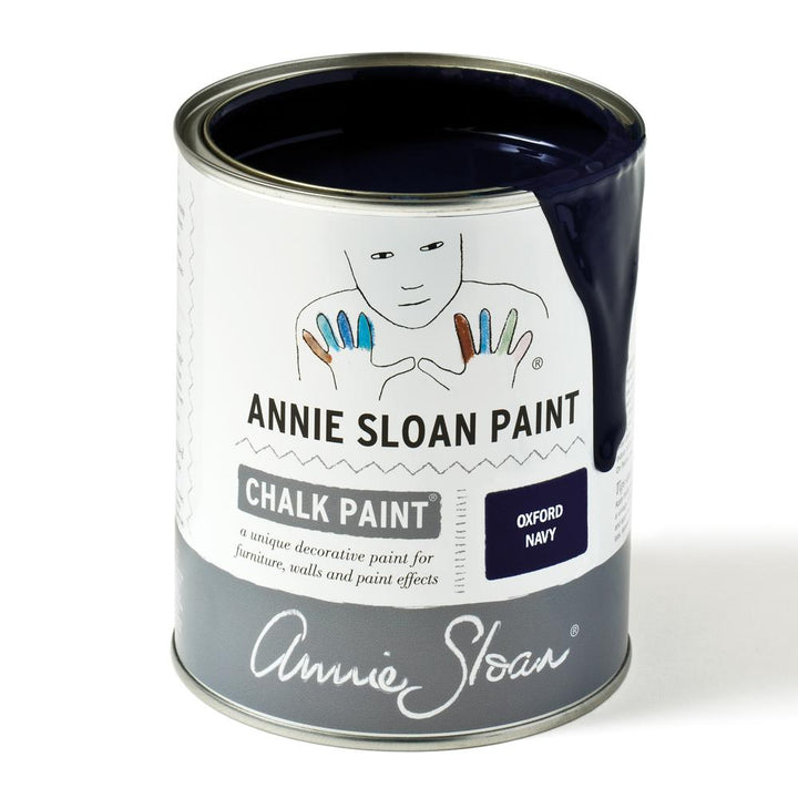 Annie Sloan Oxford Navy Chalk Paint Litre Tin for sale at Source for the Goose 