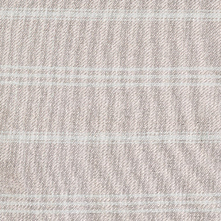close up of Shell Pink throw by Weaver Green