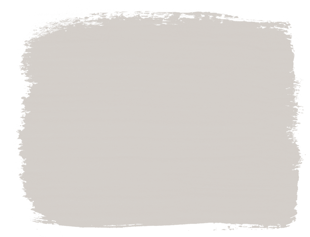 Swatch of Rococo White Chalk Paint® by Annie Sloan, featuring a subtle pink undertone for versatile decor.