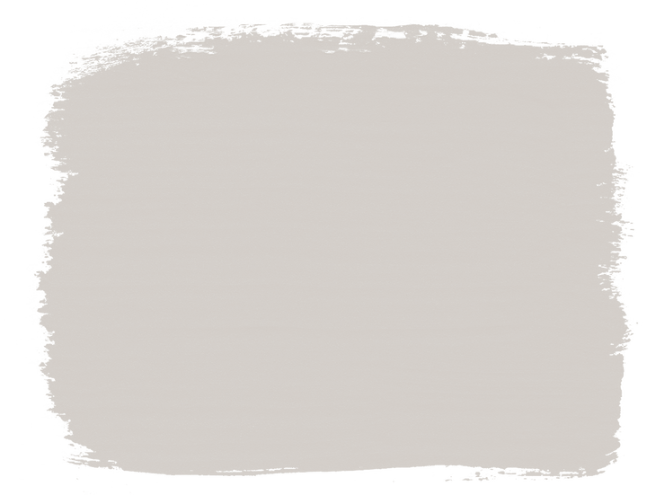 Swatch of Rococo White Chalk Paint® by Annie Sloan, featuring a subtle pink undertone for versatile decor.