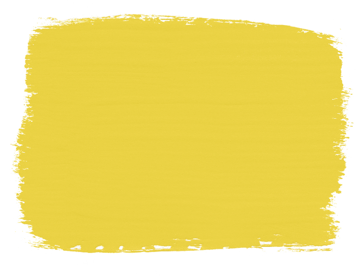 Colour swatch of Annie Sloan English Yellow