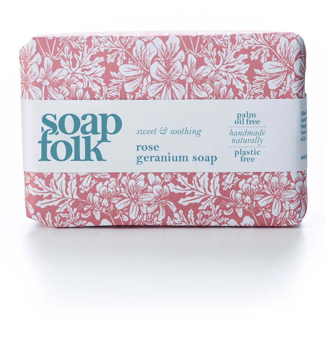 Soap Folk Rose Geranium Soap for sale at Source for the Goose 