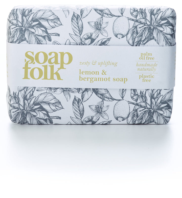 Soap Folk  Lemon & Bergamot Soap for sale at Source for the Goose 