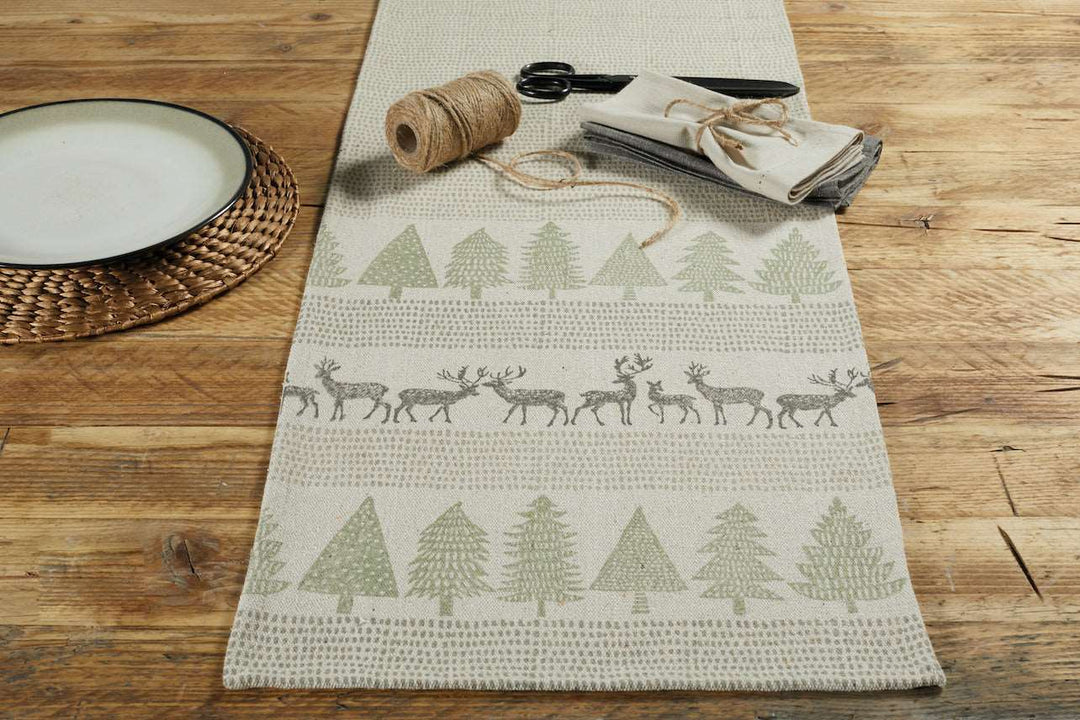 Waltons of Yorkshire Forest Scene Woodland Table Runner